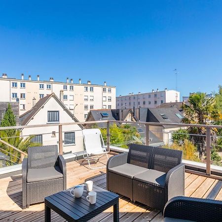 Teranga - Studio Avec Grande Terrasse Dans Rennes Buitenkant foto