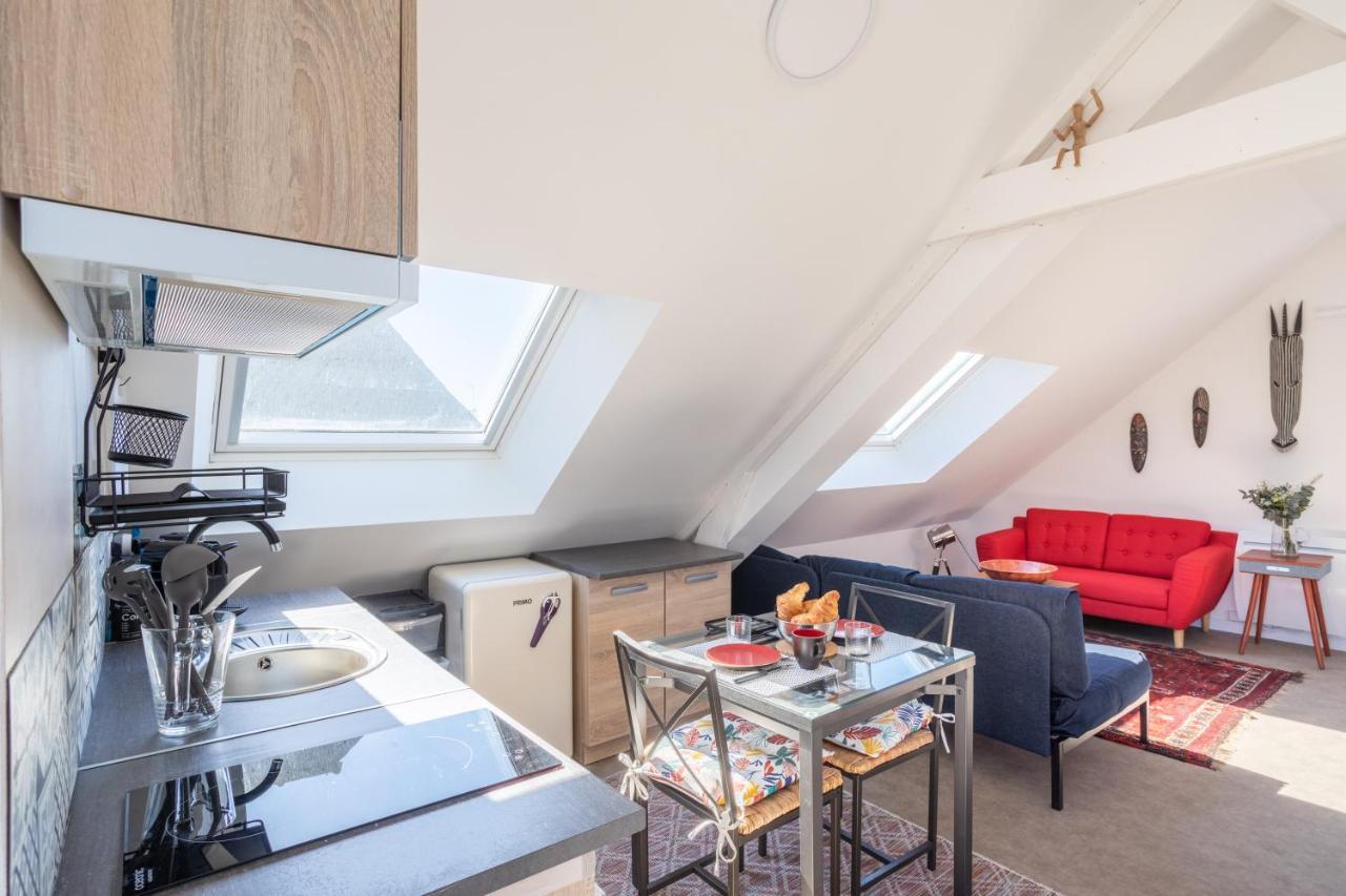 Teranga - Studio Avec Grande Terrasse Dans Rennes Buitenkant foto